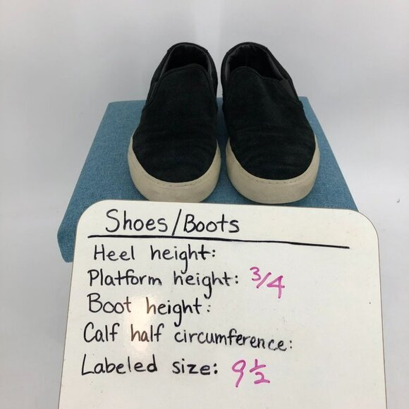 Women by Common Projects Black Suede Slip On loafers size 9.5 - Picture 11 of 12